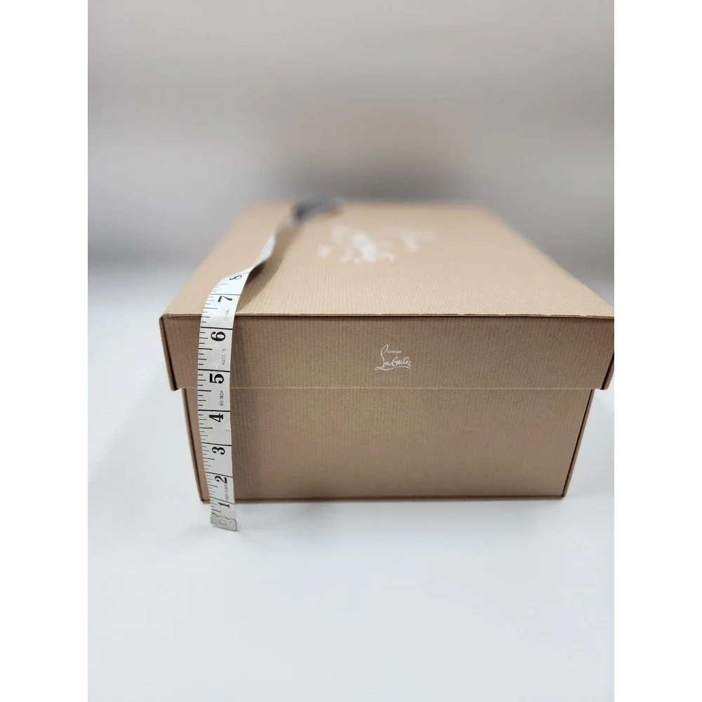 Christian Louboutin Empty Shoe Box Tan Kraft Paper Replacement Luxury Storage